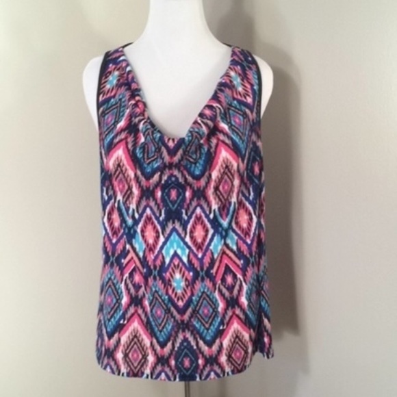 NWT Maurices Ethnic Print Tank