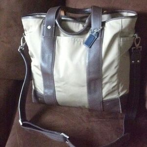 Coach business tote *Reserved for @alexiking*