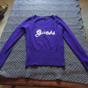 Womans Guess Jeans Boatneck Sweater