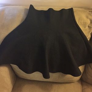 Black high rise skirt