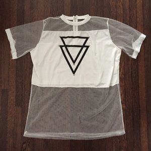 Mesh Jersey Tee