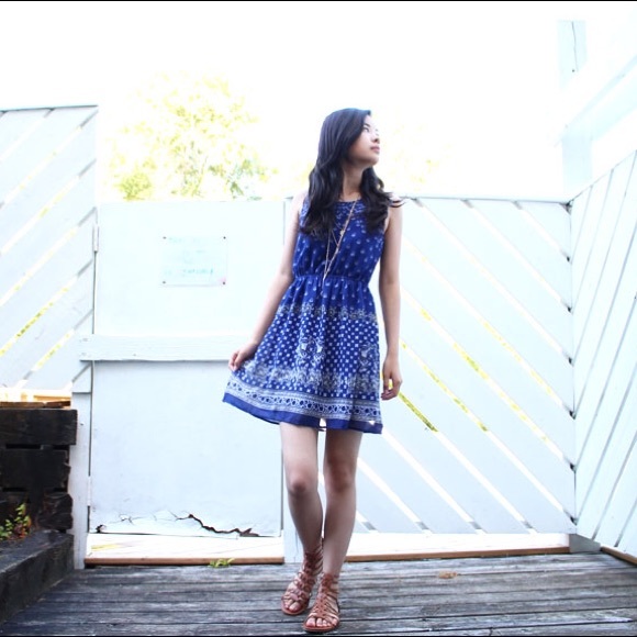 Scarf Print Shift Dress