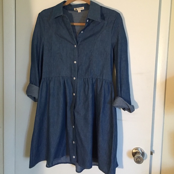 modcloth denim dress