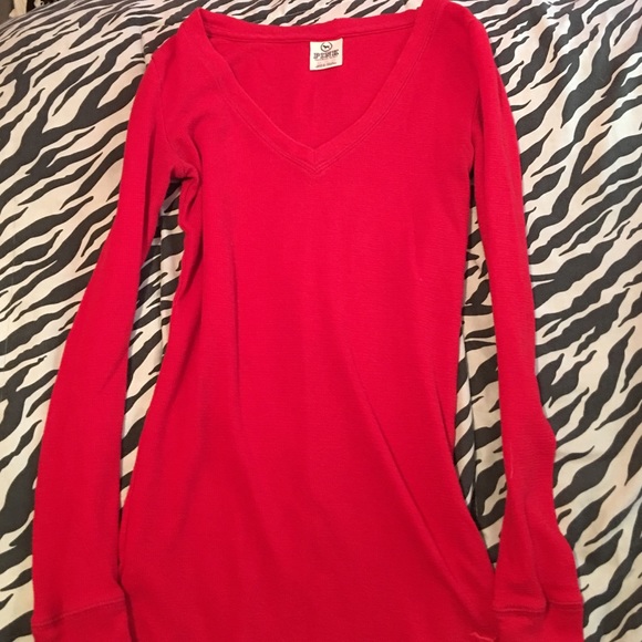 Victoria's Secret thermal v neck long sleeve - Picture 2 of 2