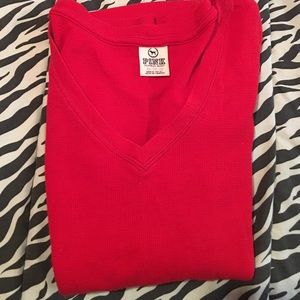 Victoria's Secret thermal v neck long sleeve