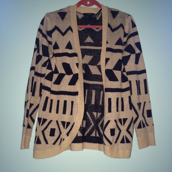 Blue and Oatmeal Sweater