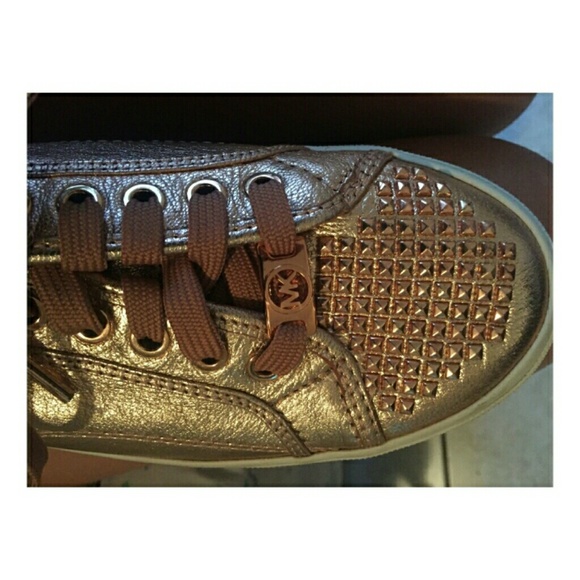 Gold Michael Kors Sneakers