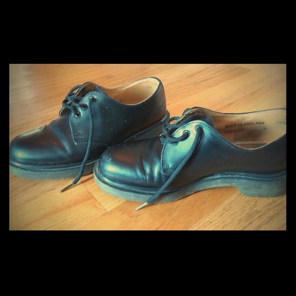 Black Doc Martin Loafers