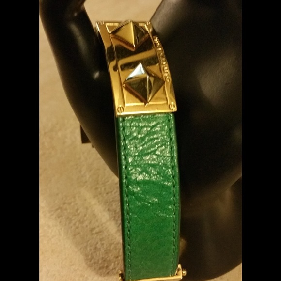 Vince Camuto Super Soft Green Leather Bracelet! - Picture 3 of 4