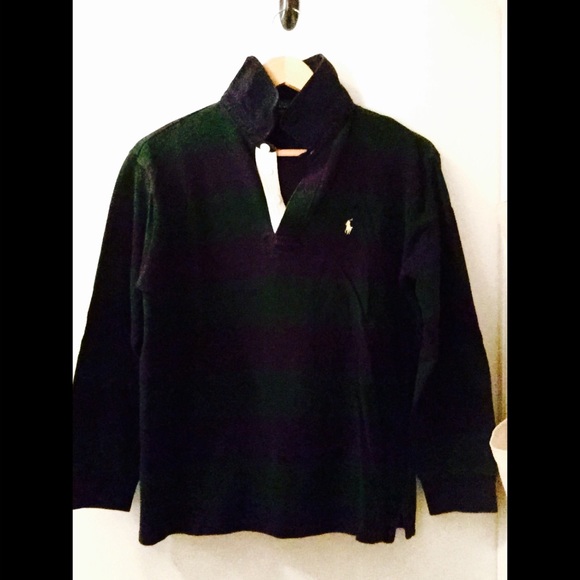 🌷 RALPH LAUREN | rugby striped pullover