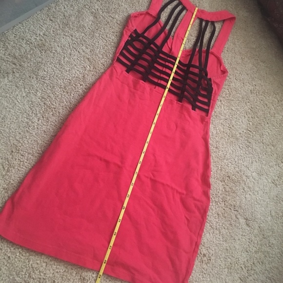 🎉HOST PICK🎉MOTEL ROCKS💗Coral Cotton Dress - Picture 7 of 7