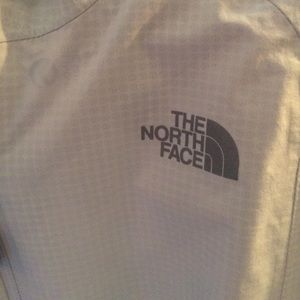 North face white thin windbreaker