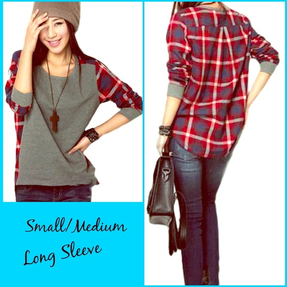 Next Tops - ✌🏻️Long Sleeve Plaid Shirt! (Small) COMING SOON