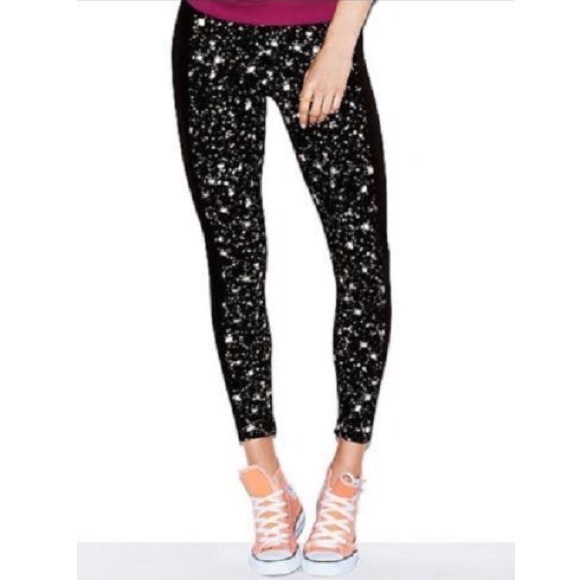 Victoria's Secret Black Galaxy Leggings