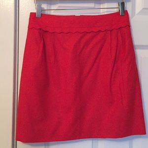 J.Crew Scallop trim mini skirt.  Never worn