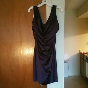 Plum color dress wore in a wedding once