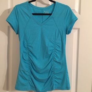Teal workout tee