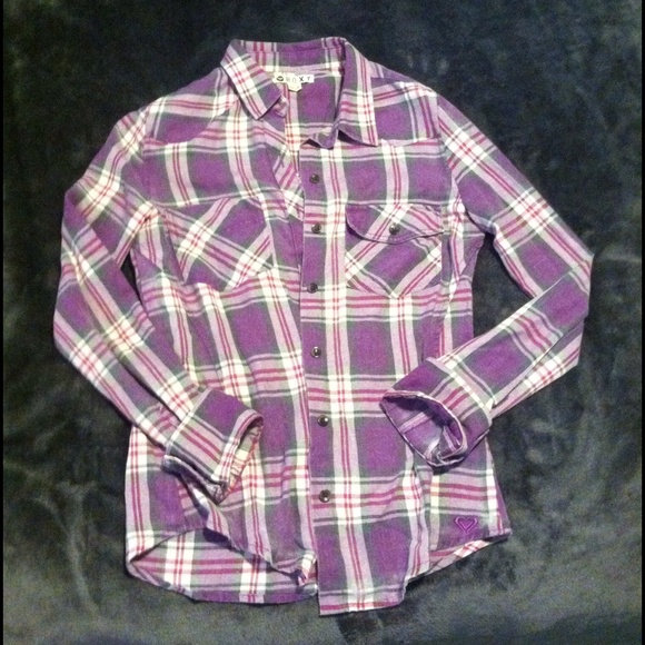 Roxy Purple Flannel