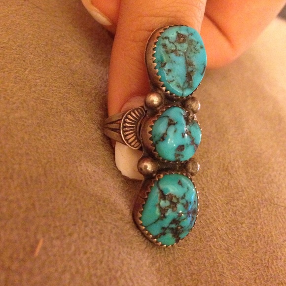 Sterling silver turquoise ring