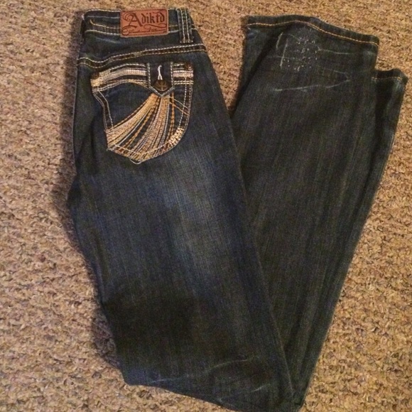 Adiktd boot cut jeans-worn once.