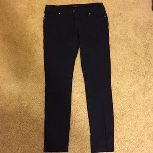 Blue stretch pants