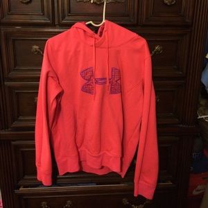 Neon Pink Under Armour Hoodie