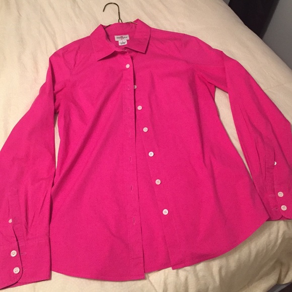 Fuchsia j crew Oxford - Picture 1 of 3