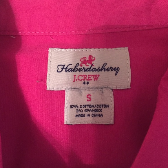 Fuchsia j crew Oxford - Picture 2 of 3