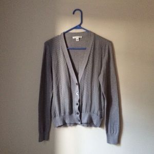 Silk-Front Cardigan | Banana Republic