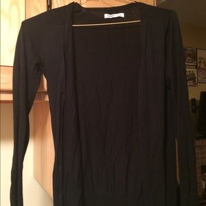 Black cardigan