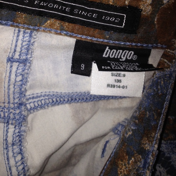 Rose blue capris - Picture 2 of 4