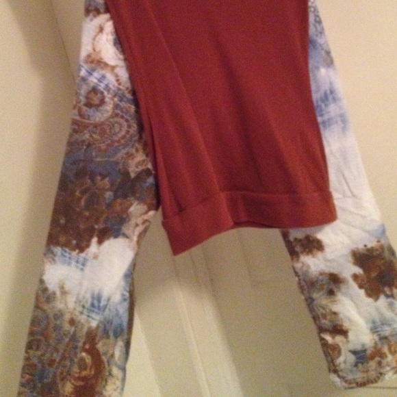 Rose blue capris - Picture 4 of 4