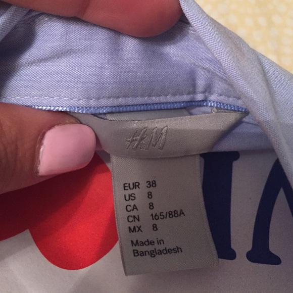 Light blue fitted Oxford - Picture 2 of 2