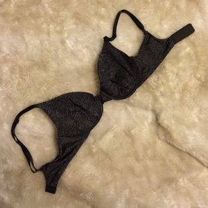 Victoria secret gray semi demi bra