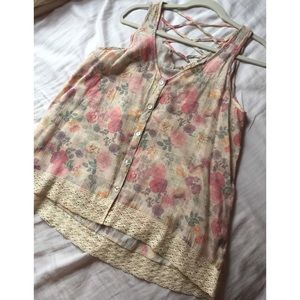 Brand new (no tags), floral printed shirt