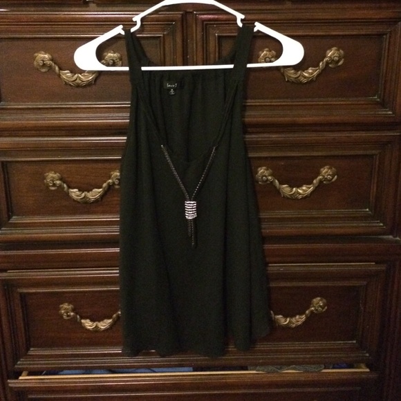 Shear Black Tank
