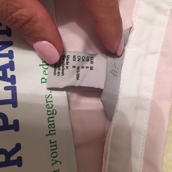 Light pink fitted Oxford shirt - Picture 2 of 2