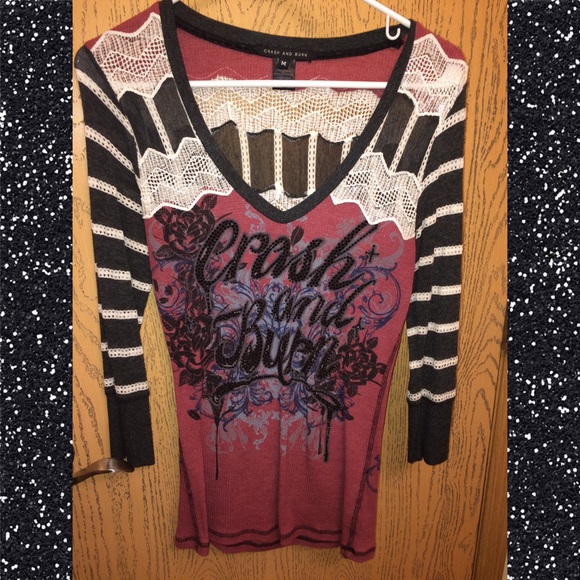 Maroon Thermal Top