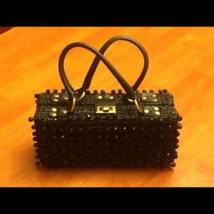 Nicole Miller Beaded Box Purse