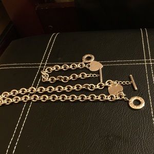 Tiffany and co necklace and bracelet set