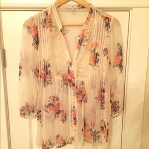 Joie Floral Blouse