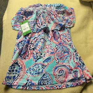 NWT Lilly Pulitzer Wiley Ruffle Tube Top