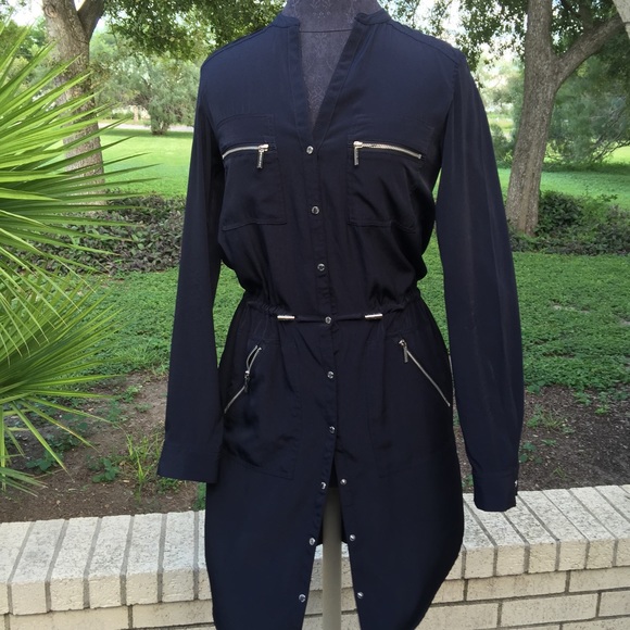 MK Dress  navy blue sexy must have Gently used.