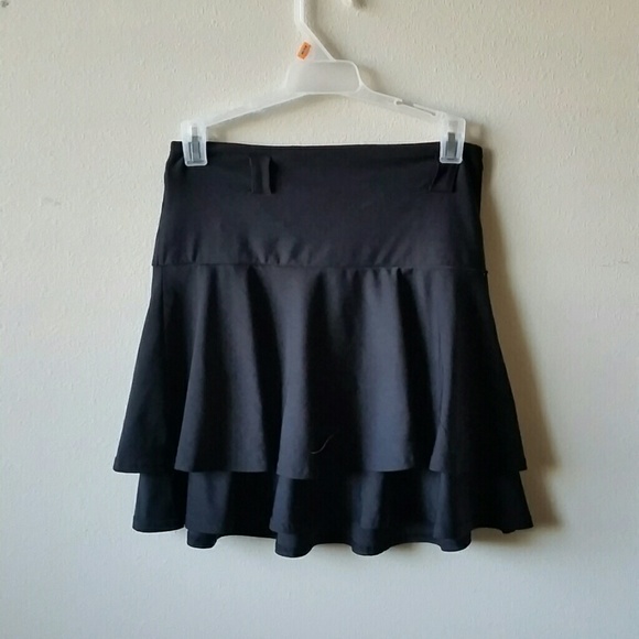 TODAY ONLY! Two layer black skirt