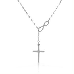 Infinity Cross Necklace