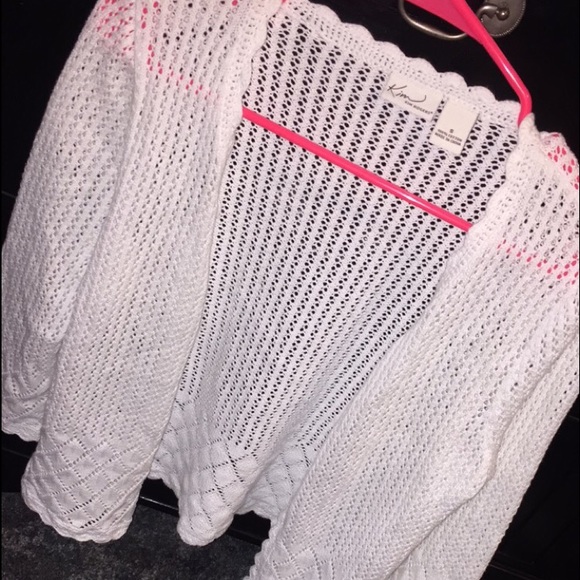 White Knit Cardigan