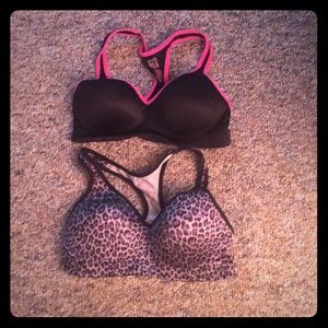 2 PINK Victoria's Secret sports bras
