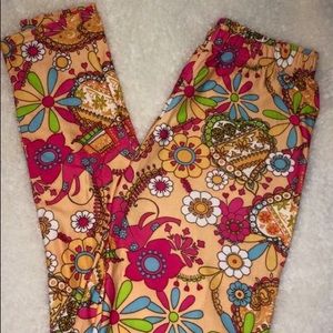 Floral patterned leggings