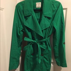 Green Trench Coat