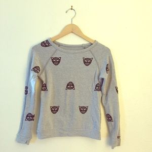 Cat Print Long Sleeve